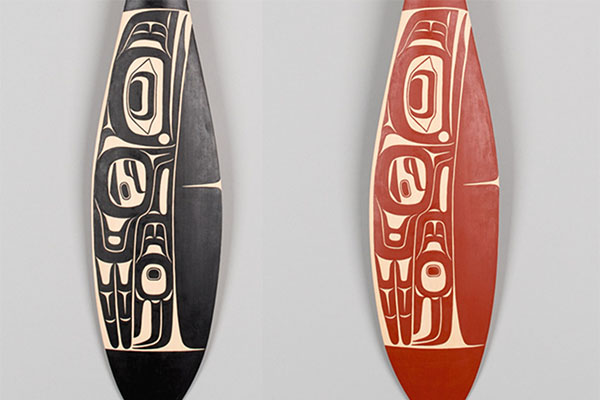 Double Sided Raven Paddle
